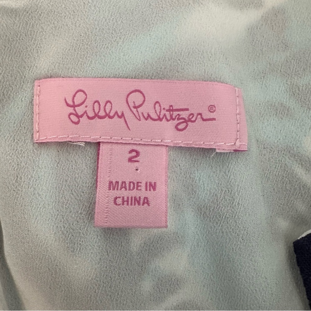 Lilly Pulitzer Women's Madeline I’m Game Zebra Dress Size 2 - Picture 4 of 7